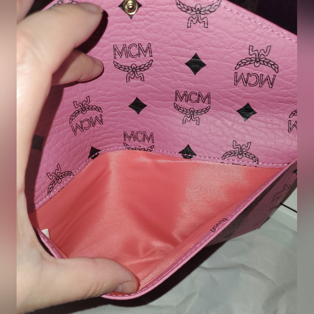 MCM Visetos Envelope Clutch, Plus Bonus Items - Picture 10 of 12